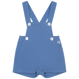 Charlotte & George Charlotte & George Contrast Trim Cotton Sleeveless Overall