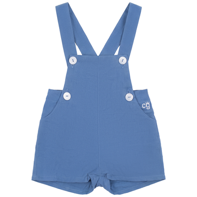Charlotte & George Charlotte & George Contrast Trim Cotton Sleeveless Overall