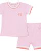 Charlotte & George Charlotte & George Contrast Trim 2 Piece Short Sleeve and Short Set - 1