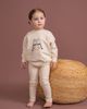 Charlotte & George Charlotte & George Girl Crown Print 2 Piece Long Sleeve Top and Ribbed Leggings Set - 4