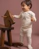 Charlotte & George Charlotte & George Girl French Fleece Crown Print Long Sleeve Romper - 3
