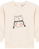 Charlotte & George Charlotte & George Girl French Fleece Crown Print Sweatshirt - 1