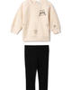 Charlotte & George Charlotte & George Girls Princess Print Sweatshirt and Leggings Set - 1