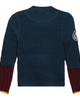 Charlotte & George Charlotte & George Long Sleeve Mock Neck Ribbed Top - 3