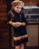 Charlotte & George Charlotte & George Long Sleeve Mock Neck Ribbed Top - 4