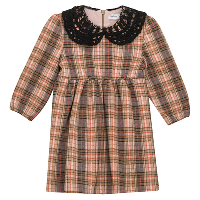 Charlotte & George Charlotte & George Stretch Plaid High Waist Dress
