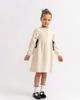 Charlotte & George Charlotte & George Button Front A-Line Woven Ribbon Dress - 3