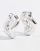 Charlotte Chesnais Charlotte Chesnais Petite Wave Hoop Earrings Silver One - 2