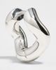 Charlotte Chesnais Charlotte Chesnais Petite Wave Hoop Earrings Silver One - 5