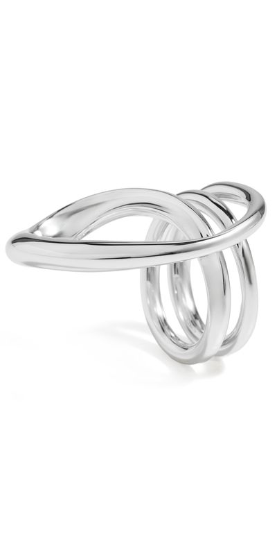 Charlotte Chesnais Charlotte Chesnais Round Trip Blow Ring Silver
