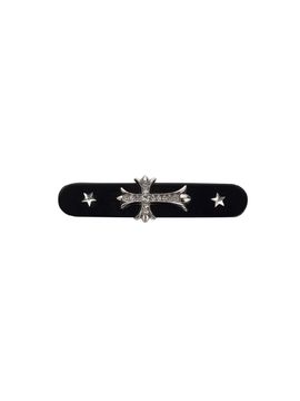 Charmy swarovski cross hair pin