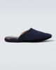 Charvet Charvet Leather-lined suede slippers - 1
