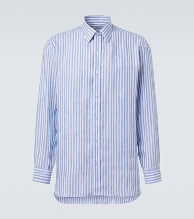 Charvet Charvet Striped linen shirt