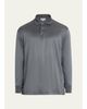 Charvet Men's Cotton Jersey Long-Sleeve Polo Shirt - 1