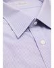 Charvet Men's Cotton Micro-Check Point Collar Slim Dress Shirt - 2