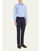 Charvet Men's Cotton Point Collar Micro-Plaid Sport Shirt - 2