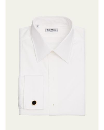 Charvet Men's Pique-Bib French Cuff Dress Shirt