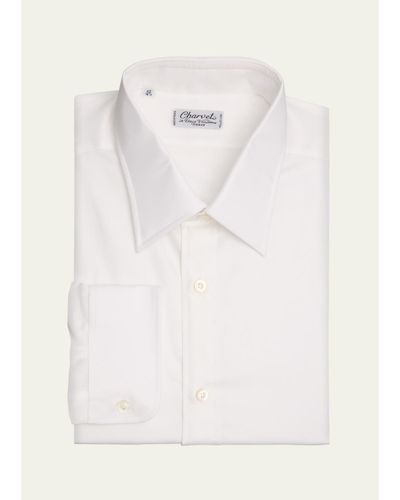 Charvet Men's Super Panama Cotton Dress Shirt