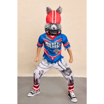 Chasing Fireflies Chasing Fireflies Mighty Wolves Footballer Costume for Boys