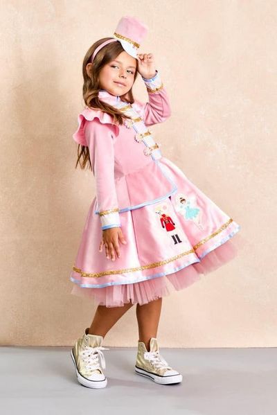 Chasing Fireflies Chasing Fireflies Nutcracker Holiday Dress & Headband for Girls