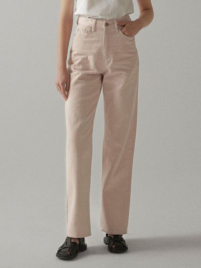 chat de lama Cation Denim Pants (Light Pink)