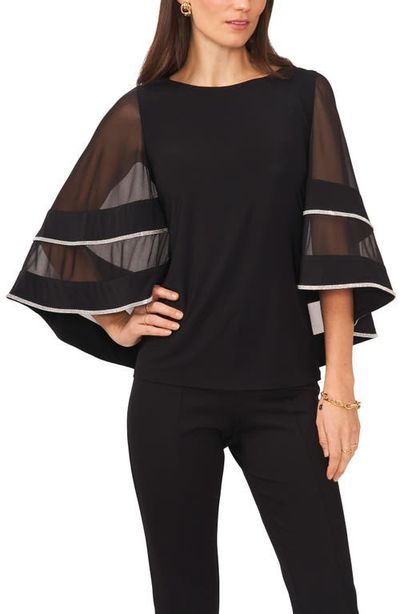 Chaus Chaus Illusion Cape Blouse
