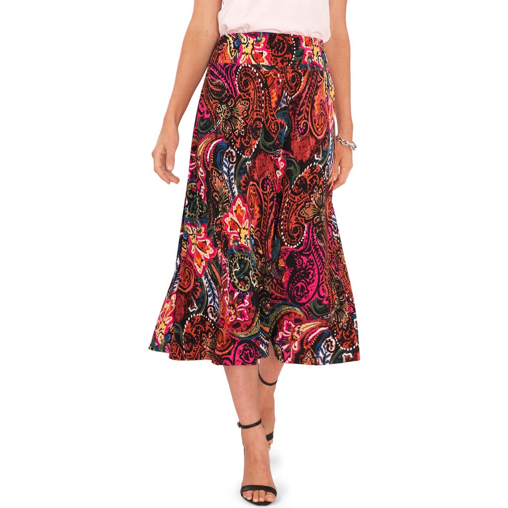 Chaus Chaus Paisley Print Skirt
