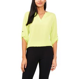 Chaus Chaus Split Neck Blouse