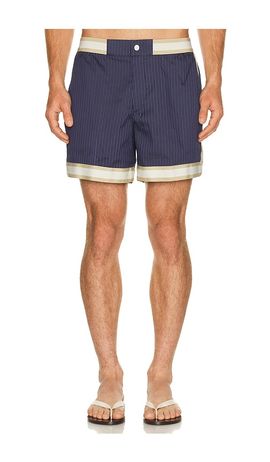 CHE CHE Pinstripe Baller Swim Short