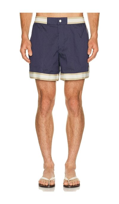 CHE CHE Pinstripe Baller Swim Short