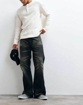 Cheap Monday Cheap Monday Boo bootcut jeans in vintage black wash