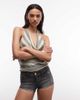 Cheap Monday Cheap Monday Booty Bei denim hotpant shorts in black wash - 1