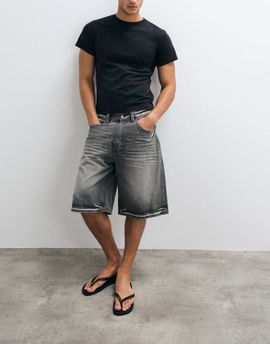Cheap Monday Cheap Monday distressed jorts in washed black