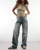 Cheap Monday Cheap Monday Messy loose fit denim jeans in hazy blue wash - 1