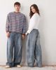 Cheap Monday Cheap Monday Unisex Dunno super baggy skater jeans in cloudy blue wash - 3