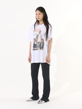 CHEAT OYSTR BOOTCUT BANDING RELAXER PANTS_MELANGE NAVY