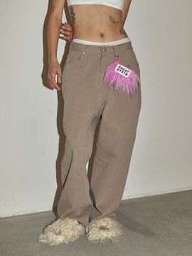 CHEAT OYSTR Dust Pet Micro Pouch Keyring_Pink