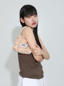 CHEAT OYSTR FLOWER POCKET_ORANGE