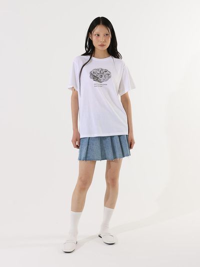 CHEAT OYSTR OYSTER PLATE-SHIRT_beige
