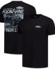 CHECKERED FLAG Men's Checkered Flag Sports Black NASCAR 2-Spot Moonshine Finish Line Tee  - 1