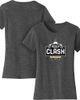 CHECKERED FLAG Women's Checkered Flag Sports Heather Charcoal 2024 Clash at the Coliseum T-Shirt  - 1