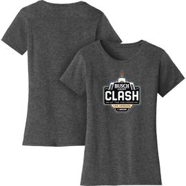 CHECKERED FLAG Women's Checkered Flag Sports Heather Charcoal 2024 Clash at the Coliseum T-Shirt 
