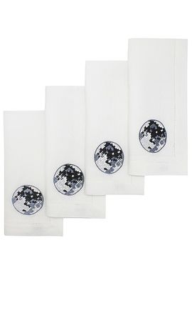 Chefanie Chefanie Disco Ball Dinner Napkins Set Of 4