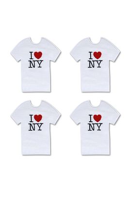 Chefanie Chefanie Ny T-shirt Cocktail Napkins