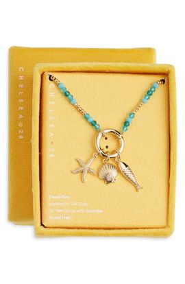 Chelsea28 Chelsea28 Demi Fine Bead Fish Charm Necklace