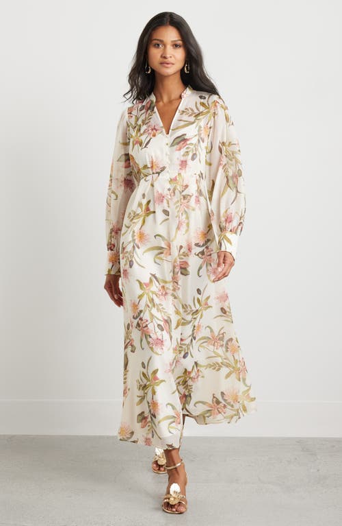 Chelsea28 Chelsea28 Floral Long Sleeve Maxi Dress