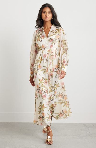 Chelsea28 Chelsea28 Floral Long Sleeve Maxi Dress