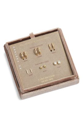 Chelsea28 Chelsea28 Gift Boxed 6-Pack Huggie Hoop & Stud Earring Set