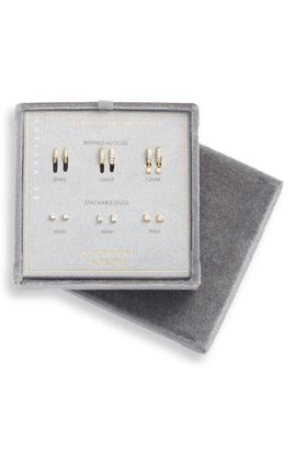Chelsea28 Chelsea28 Gift Boxed Set of 6 Opal & Cubic Zirconia Earrings