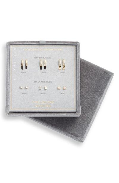 Chelsea28 Chelsea28 Gift Boxed Set of 6 Opal & Cubic Zirconia Earrings